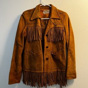 Vintage genuine leather jacket